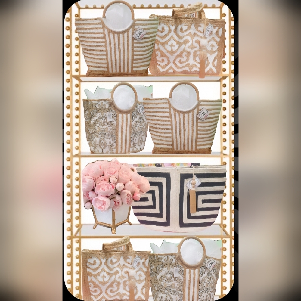 New Woven Jute Tote Bag Collection! Stylish Summer Tote Bag Collection!